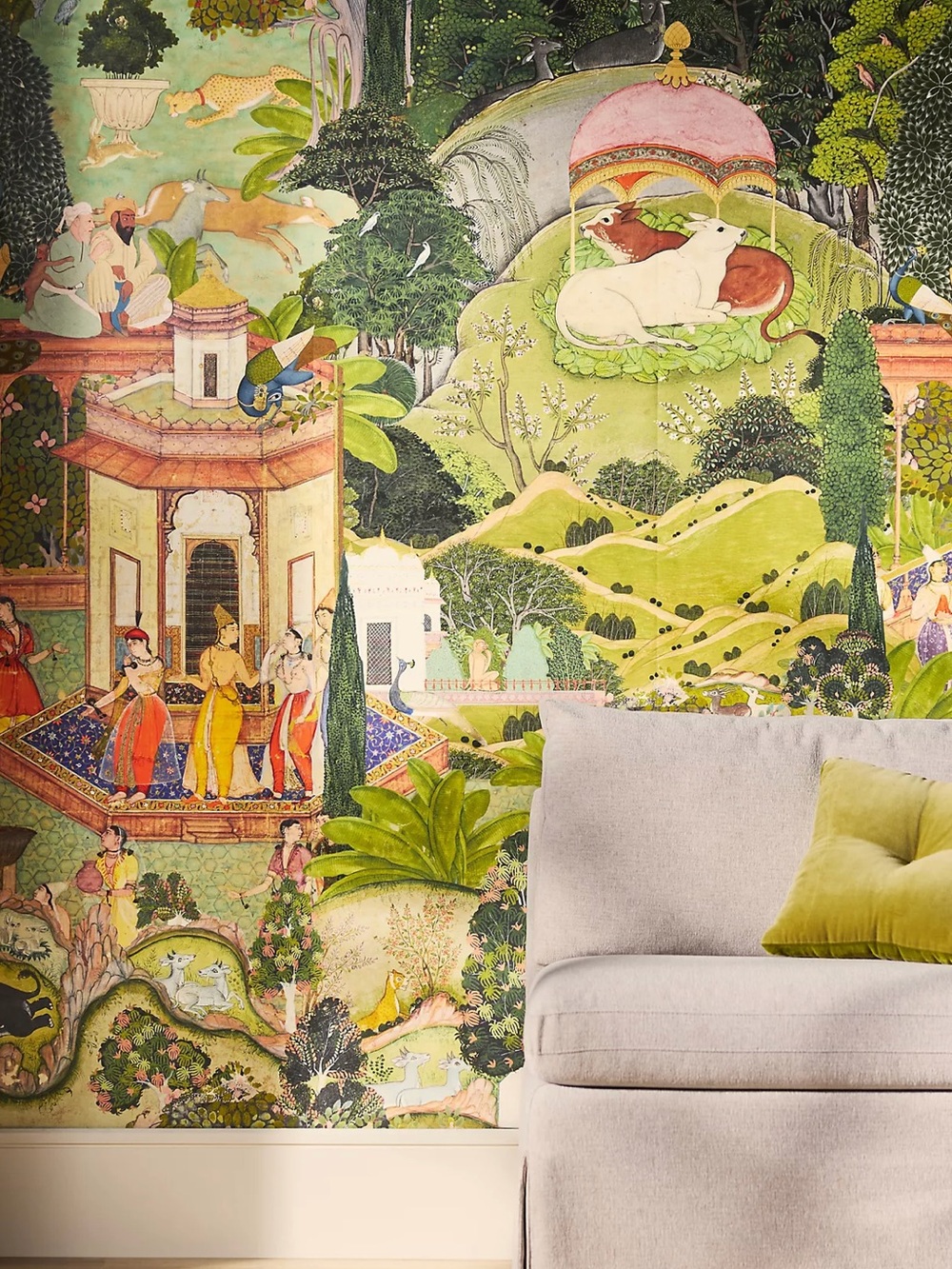Mind The Gap Anthropologie Gardens Of Jaipur Wallpaper